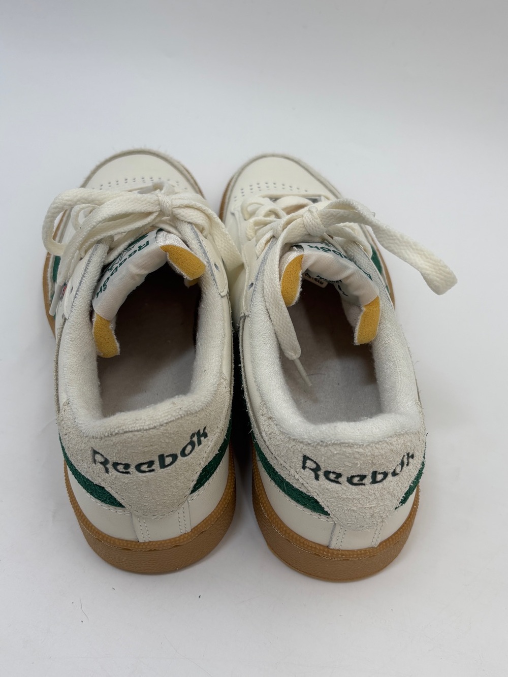Madewell x Reebok® Unisex Club C Revenge Sneakers Chalk Dark Green W 8.5 M 7 - Picture 6 of 9